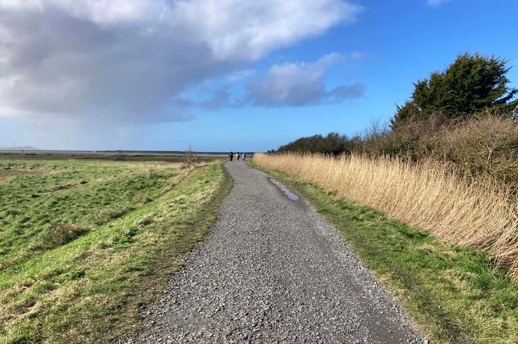 The Stop Line Way in Burnham-on-Sea (Photo: Daniel Mumby)