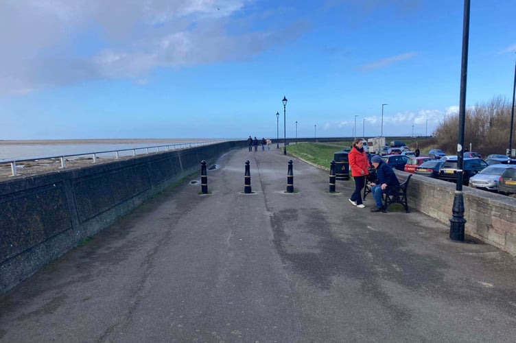 The Stop Line Way on Burnham-on-Sea seafront (Photo: Daniel Mumby)