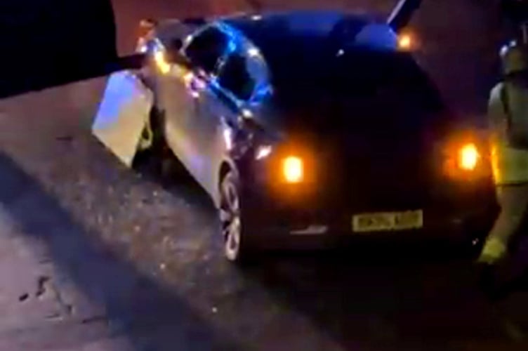 Damage to the Tesla car in Kings Square Avenue, Bristol. A man has been arrested for smashing an electric car and attempting to set it alight in protest of Elon Musk. The man, described as being in his 40s, was reported damaging a Polestar car with a big pole just after 10:30pm on February 24 in Kings Square Avenue, Bristol. Avon and Somerset police and the fire service attended the scene shortly after receiving reports from residents of the area. The man was arrested on suspicion of criminal damage, arson and possession of an offensive weapon in a public place but has since been released under investigation. 