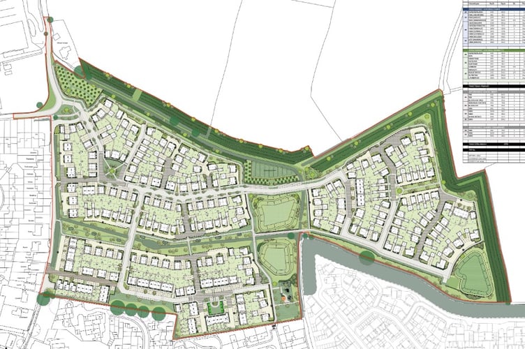 Plans For 292 Homes On Lyngford Lane In Taunton