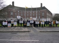 Decision on plans for 300 homes in Taunton delayed amid protest