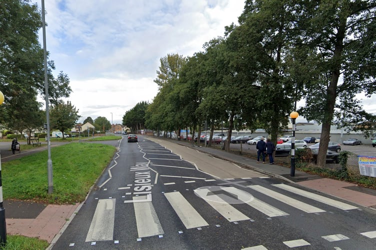 Officers were called to Lisieux Way  just after 10am following a report of a collision involving a cyclist and a van.