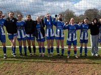 Minehead girls under 16s closing in on title